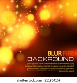Abstract colorful bokeh background. Vector illustration 