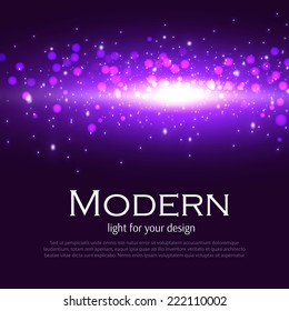 Abstract colorful bokeh background. Vector illustration 