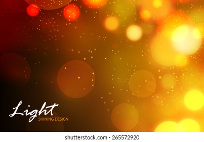 Abstract colorful bokeh background. Vector illustration
