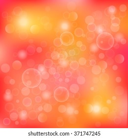 Abstract colorful bokeh background. Vector illustration.