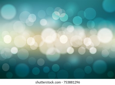 Abstract colorful bokeh background. Vector illustration,