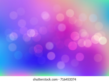 Abstract colorful bokeh circles