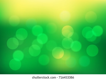 Abstract colorful bokeh circles