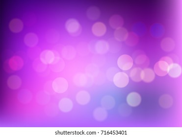 Abstract colorful bokeh circles