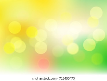 Abstract colorful bokeh circles