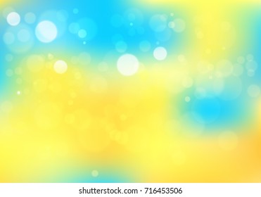 Abstract colorful bokeh circles