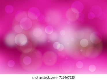Abstract colorful bokeh circles