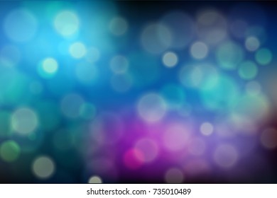 Abstract colorful bokeh circles