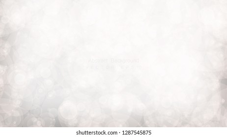 Abstract colorful bokeh and glowing spakling shining particles in random background. Lighting effects of flash. Blurred vector background with light glare, EPS10 illustration.
