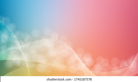 Abstract colorful bokeh light background. Bokeh lights with soft light background.
