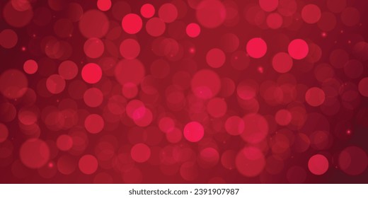 Abstract colorful bokeh light background. Vector illustration