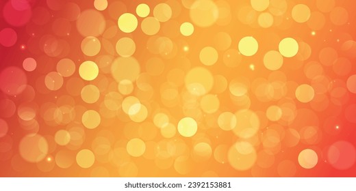 Abstract colorful bokeh light background. Vector illustration