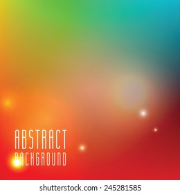 Abstract colorful bokeh light background. Vector background
