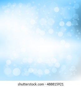 Abstract colorful bokeh light background. Vector illustration
