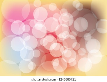 Abstract colorful bokeh light vector background ,esp10
