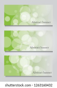 Abstract colorful bokeh light vector banner background ,esp10
