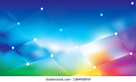 Abstract Colorful Bokeh Lights Background Design