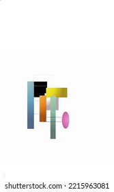 abstract colorful box background illustration