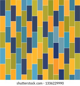 Abstract Colorful Bricks Background