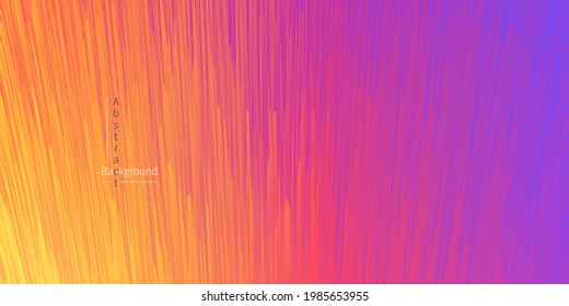 Resumen de fondo colorido brillante de las líneas de degradado. Ilustración del vector