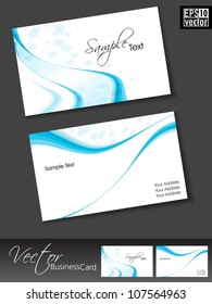 Abstract colorful bright color professional and designer business card template or visiting card set. EPS 10. Vector illustration.