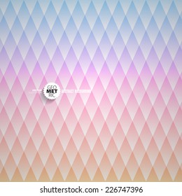 Abstract colorful bright Diamond background - vector