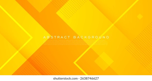 Abstract colorful bright orange background. Simple overlap papercut square pattern with lines. Eps10 vector