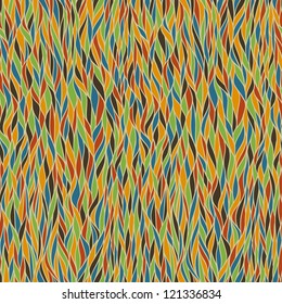 Abstract colorful and bright seamless pattern