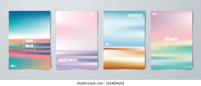 Abstract colorful brochure poster artwork template design background. Use for ad, poster, bundle set of book, page, background. illustration vector eps10