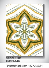 Abstract colorful brochure template, vector art Illustration