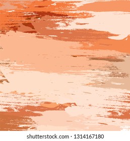 Abstract colorful brown  paint brush and strokes, scribble pattern background