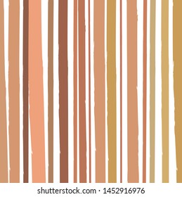 Abstract colorful brown paint brush and strokes, stripes pattern background. colorful paint brush and strokes with vertical lines pattern background