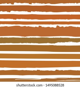 Abstract colorful brown paint brush and strokes, stripes pattern background. colorful brown nice brush strokes and hand drawn with horizontal lines background