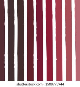 Abstract colorful brown paint brush and strokes, stripes with vertical lines pattern background