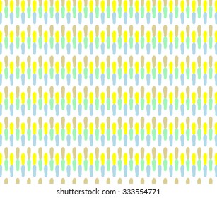 Abstract colorful brush art design with cream green yellow blue seamless pattern background wallpaper. vector image