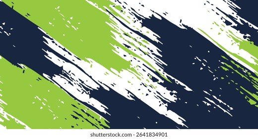 Abstract and Colorful Brush Background with Halftone Effect. Brush Stroke Illustration	