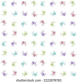 Abstract Colorful Brush Strokes Pattern