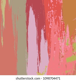 abstract colorful brush strokes and splashes background. vector illustration