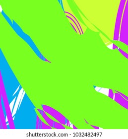 abstract colorful brush strokes texture background, vector illustration