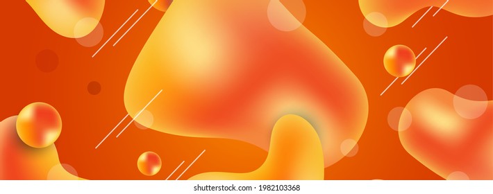 Abstract Colorful Bubble Background Design With Modern Shape.