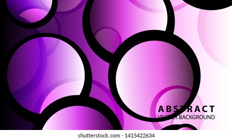 Abstract Colorful Bubble Background Vector illustration