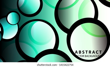 Abstract Colorful Bubble Background Vector illustration
