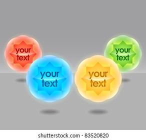abstract colorful bubbles