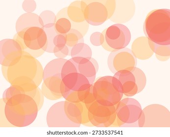 Abstractas burbujas de colores en tonos pastel suaves flotando sobre un fondo de textura ligera, diseño minimalista moderno con tonos cálidos degradados