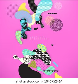 Abstract colorful bubbles vector  background