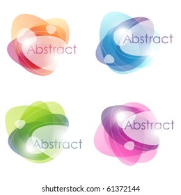 Abstract colorful bubbles. Vector illustration.