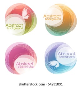 Abstract colorful bubbles. Vector illustration.