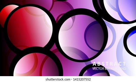 Abstract Colorful Buble Background Vector illustration
