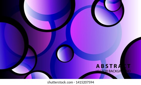 Abstract Colorful Buble Background Vector illustration