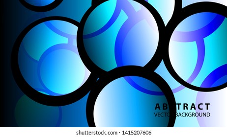 Abstract Colorful Buble Background Vector illustration